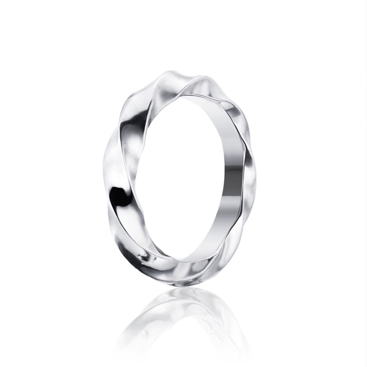 Viking Wide Ring Silver in the group Rings / Silver Rings at SCANDINAVIAN JEWELRY DESIGN (13-100-00979)