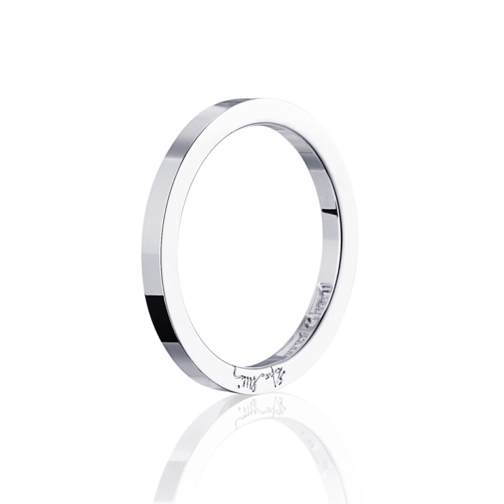 Plain & Signature Thin Ring Silver in the group Rings / Gold Rings at SCANDINAVIAN JEWELRY DESIGN (13-100-01048)