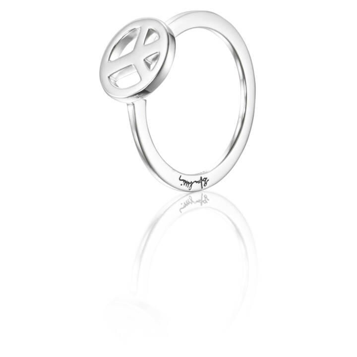 Peace Ring Silver in the group Rings / Silver Rings at SCANDINAVIAN JEWELRY DESIGN (13-100-01526)