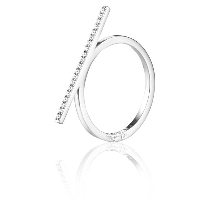Starline Ring Silver in the group Rings / Diamond Rings at SCANDINAVIAN JEWELRY DESIGN (13-100-01950)