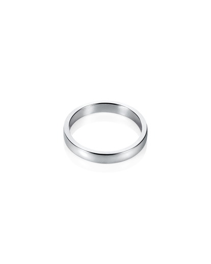 Half Round Thin Ring Silver in the group Rings / Silver Rings at SCANDINAVIAN JEWELRY DESIGN (13-100-02186-0000)