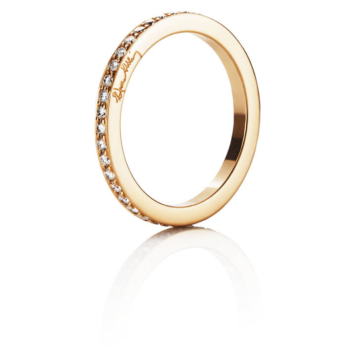 Stars & Signature Thin Ring Gold in the group Rings / Gold Rings at SCANDINAVIAN JEWELRY DESIGN (13-101-00431)