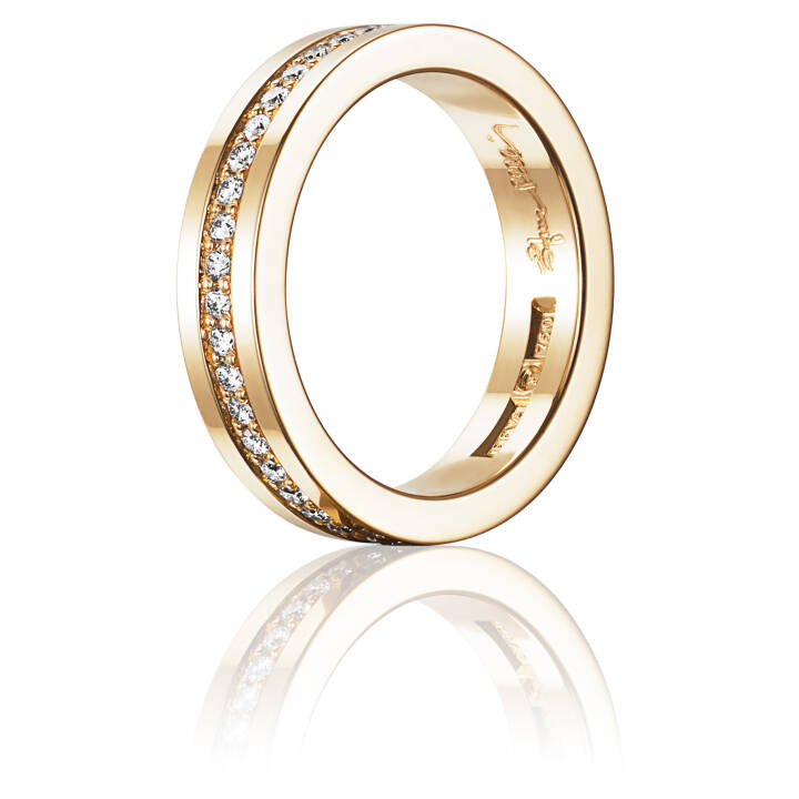 4½ & Stars Ring Gold in the group Rings / Gold Rings at SCANDINAVIAN JEWELRY DESIGN (13-101-01104)