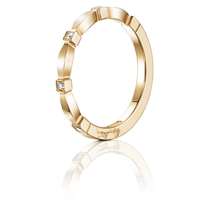 Forget Me Not Thin Ring Gold in the group Rings / Engagement & Wedding Rings at SCANDINAVIAN JEWELRY DESIGN (13-101-01108)