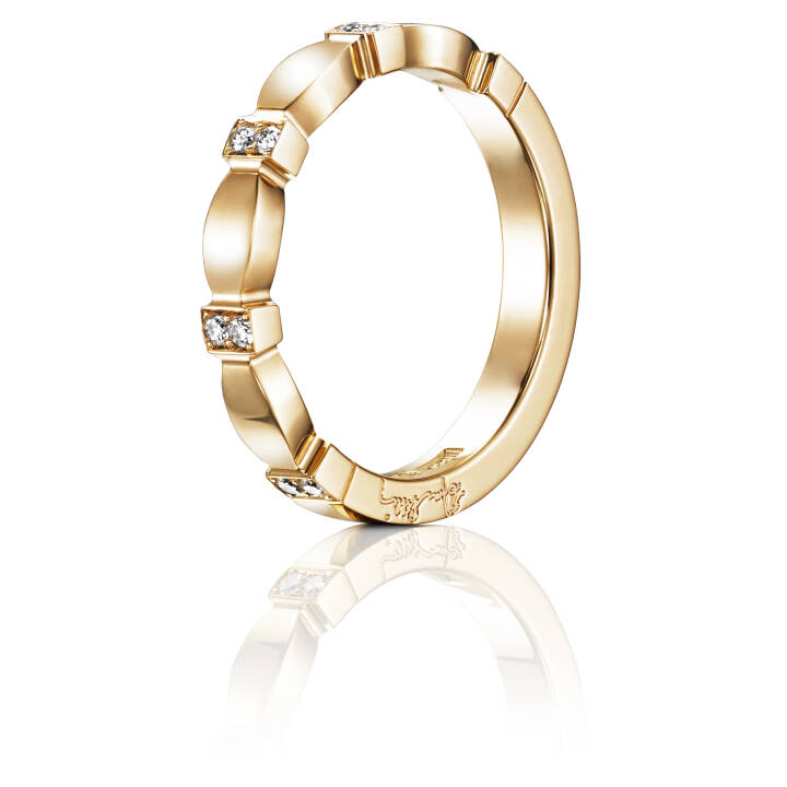 Forget Me Not Ring Gold in the group Rings / Gold Rings at SCANDINAVIAN JEWELRY DESIGN (13-101-01109)
