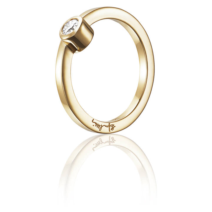 Hello Sunshine Ring Gold in the group Rings / Gold Rings at SCANDINAVIAN JEWELRY DESIGN (13-101-01194)