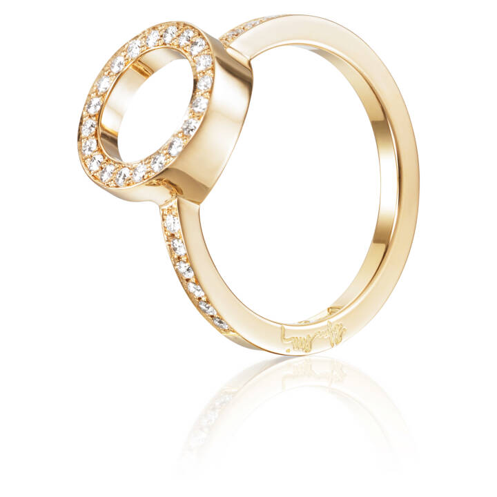 Circle Of Love II Ring Gold in the group Rings / Gold Rings at SCANDINAVIAN JEWELRY DESIGN (13-101-01300)