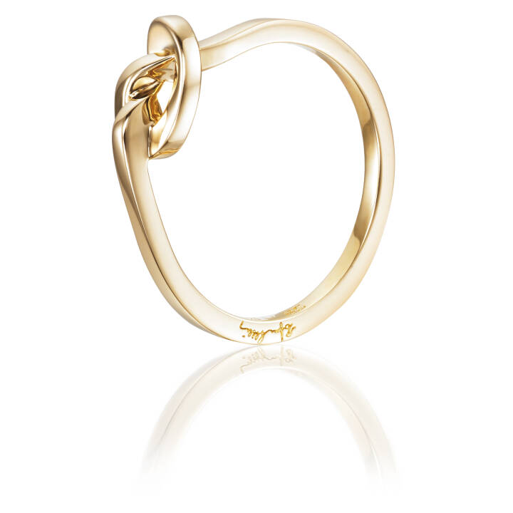 Love Knot Ring Gold in the group Rings / Gold Rings at SCANDINAVIAN JEWELRY DESIGN (13-101-01319)