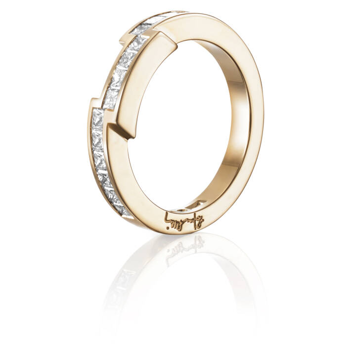Rock Queen Ring Gold in the group Rings / Gold Rings at SCANDINAVIAN JEWELRY DESIGN (13-101-01417)