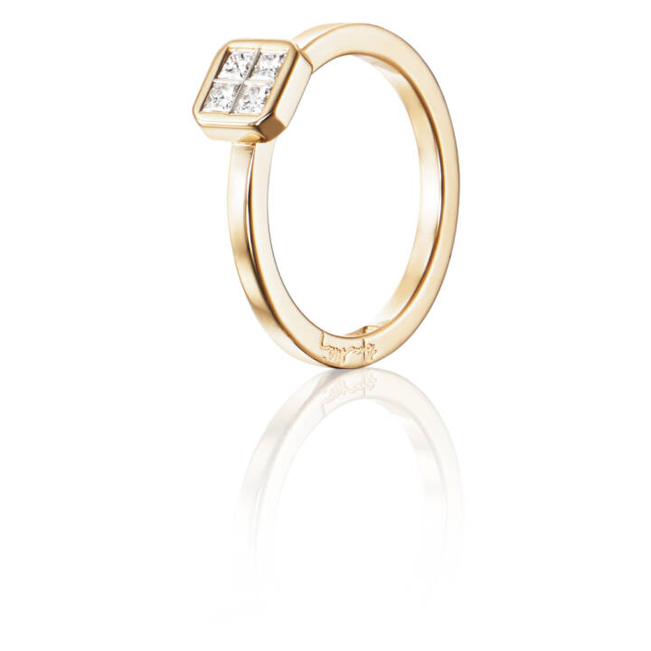 4 Love 0.20 ct Diamonds Ring Gold in the group Rings / Diamond Rings at SCANDINAVIAN JEWELRY DESIGN (13-101-01553)
