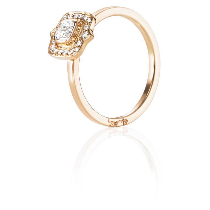 The Mrs 0.30 ct Diamonds Ring Gold in the group Rings / Diamond Rings at SCANDINAVIAN JEWELRY DESIGN (13-101-01830)