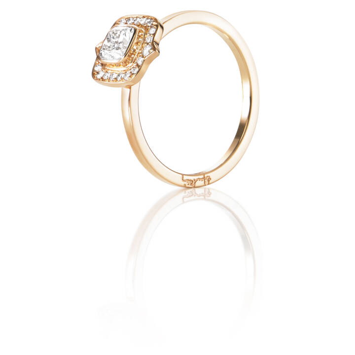 The Mrs 0.50 ct Diamonds Ring Gold in the group Rings / Diamond Rings at SCANDINAVIAN JEWELRY DESIGN (13-101-01831)