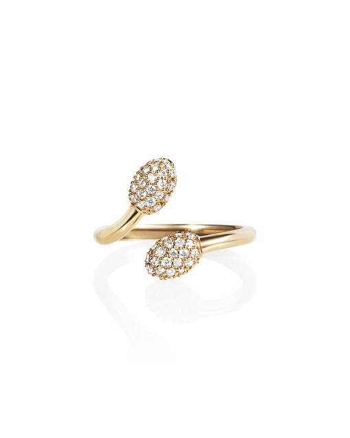 Love Bead & Stars Twin Ring Gold in the group Rings / Gold Rings at SCANDINAVIAN JEWELRY DESIGN (13-101-02187-0000)