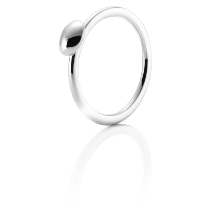Love Bead - Gold Ring White gold in the group Rings / White gold rings at SCANDINAVIAN JEWELRY DESIGN (13-102-00439)