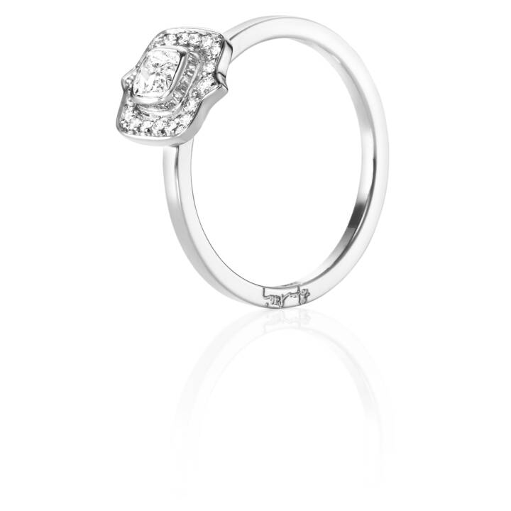 The Mrs 0.30 ct Diamonds Ring White gold in the group Rings / Diamond Rings at SCANDINAVIAN JEWELRY DESIGN (13-102-01830)