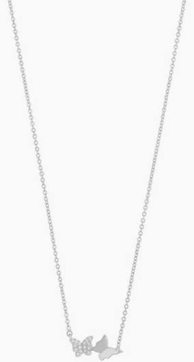 Vega neck 42 Silver clear in the group Necklaces / Silver Necklaces at SCANDINAVIAN JEWELRY DESIGN (1313-0442-012)