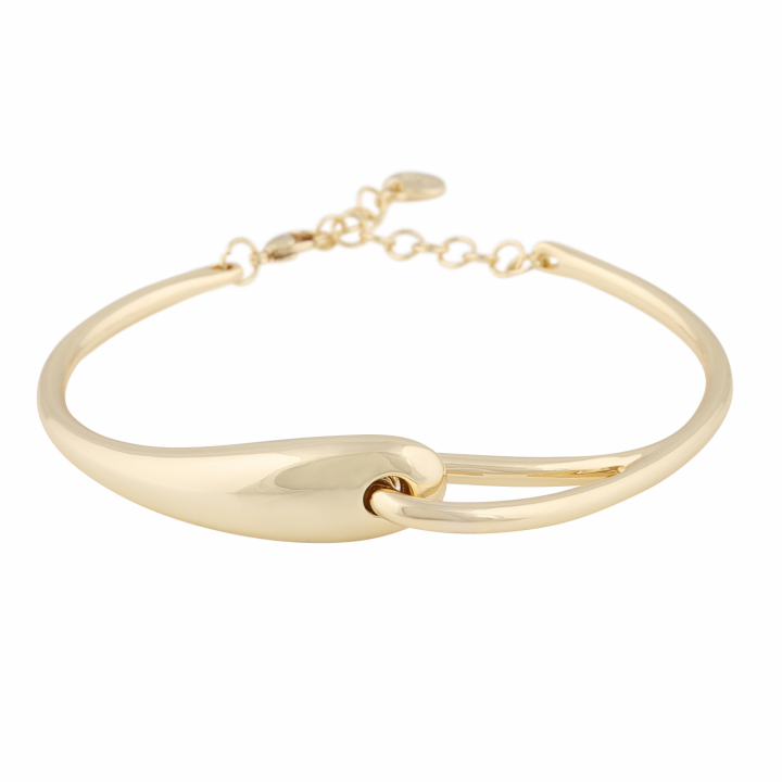 Aero small bracelet Gold  in the group Bracelets / Bangles at SCANDINAVIAN JEWELRY DESIGN (1329-3100-257)