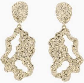 Lauren pendant Earring Gold in the group Earrings / Gold Earrings at SCANDINAVIAN JEWELRY DESIGN (1330-6900-257)
