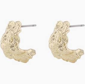 Lauren oval ear in the group Earrings / Gold Earrings at SCANDINAVIAN JEWELRY DESIGN (1330-7100-257)