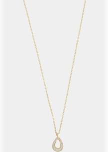 Naomi irregular pendant neck 42 in the group Necklaces / Gold Necklaces at SCANDINAVIAN JEWELRY DESIGN (1334-0342-251-42)