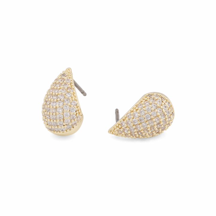 Naomi drop ear in the group Earrings / Gold Earrings at SCANDINAVIAN JEWELRY DESIGN (1334-6200-251)