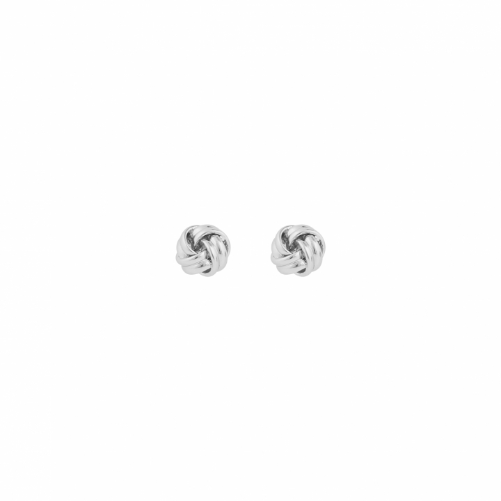 Soap small knot ear Silver in the group Earrings / Silver Earrings at SCANDINAVIAN JEWELRY DESIGN (1339-6300-256)