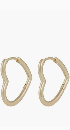 Lovely oval Earrings Gold in the group Earrings / Gold Earrings at SCANDINAVIAN JEWELRY DESIGN (1363-7300-257)