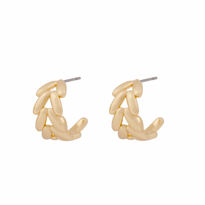 Liddy pin Earring Gold in the group Earrings / Gold Earrings at SCANDINAVIAN JEWELRY DESIGN (1388-7000-257)