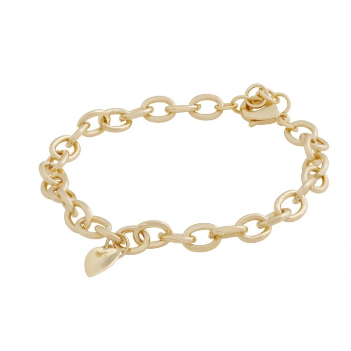 Cute plain Bracelet Gold in the group Bracelets / Gold Bracelets at SCANDINAVIAN JEWELRY DESIGN (1394-3200-257)