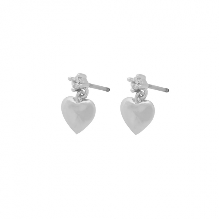 Cute short Earrings Silver in the group Earrings / Silver Earrings at SCANDINAVIAN JEWELRY DESIGN (1394-6700-012)