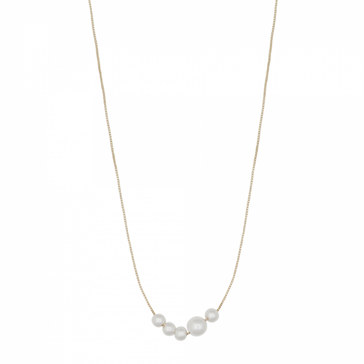 Karan Necklace Gold in the group Necklaces / Gold Necklaces at SCANDINAVIAN JEWELRY DESIGN (1399-0740-362)