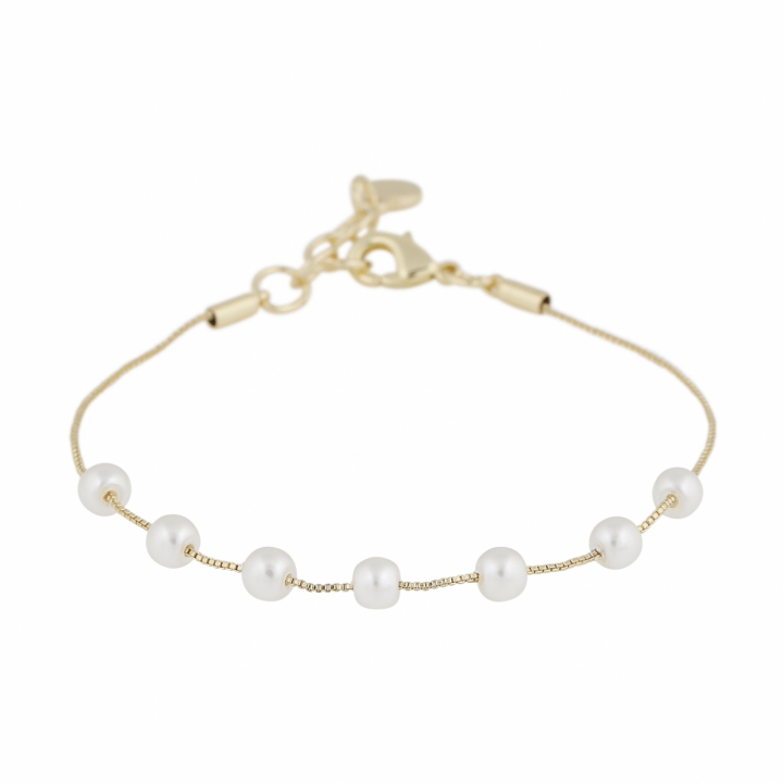 Karan Bracelet Gold in the group Bracelets / Gold Bracelets at SCANDINAVIAN JEWELRY DESIGN (1399-3400-362)