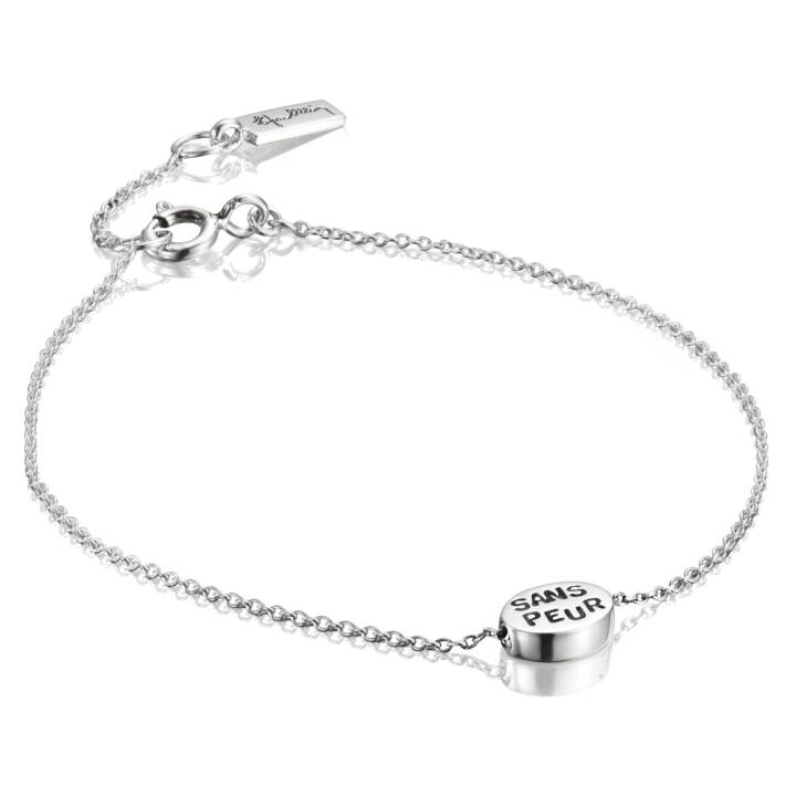 Mini Me Sans Peur Bracelets Silver 17-19 cm in the group Bracelets / Silver Bracelets at SCANDINAVIAN JEWELRY DESIGN (14-100-01281-1719)