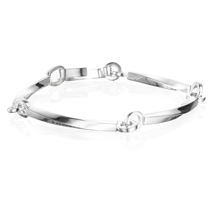Strength & Kindness Bracelets Silver in the group Bracelets / Silver Bracelets at SCANDINAVIAN JEWELRY DESIGN (14-100-01524)