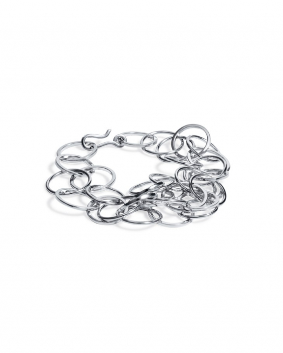 Messy rings Bracelet Silver in the group Bracelets / Silver Bracelets at SCANDINAVIAN JEWELRY DESIGN (14-100-02359-1821)
