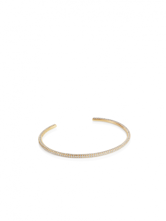 Stars Cuff Deluxe Gold in the group Bracelets / Diamond bracelet at SCANDINAVIAN JEWELRY DESIGN (14-101-01998)