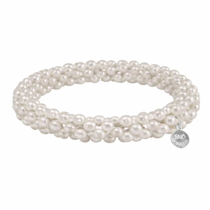 United bubbles elastic Bracelet/Hairband in the group Bracelets / Silver Bracelets at SCANDINAVIAN JEWELRY DESIGN (1402-3100-010)