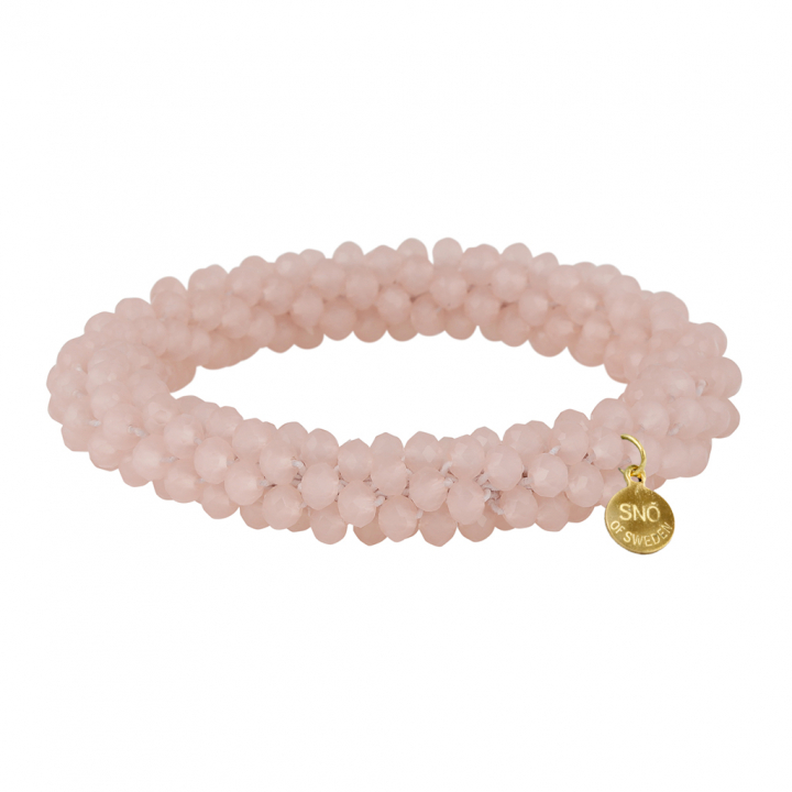 United bubbles elastic Bracelet/Hairband pink in the group Bracelets / Gold Bracelets at SCANDINAVIAN JEWELRY DESIGN (1402-3100-379)