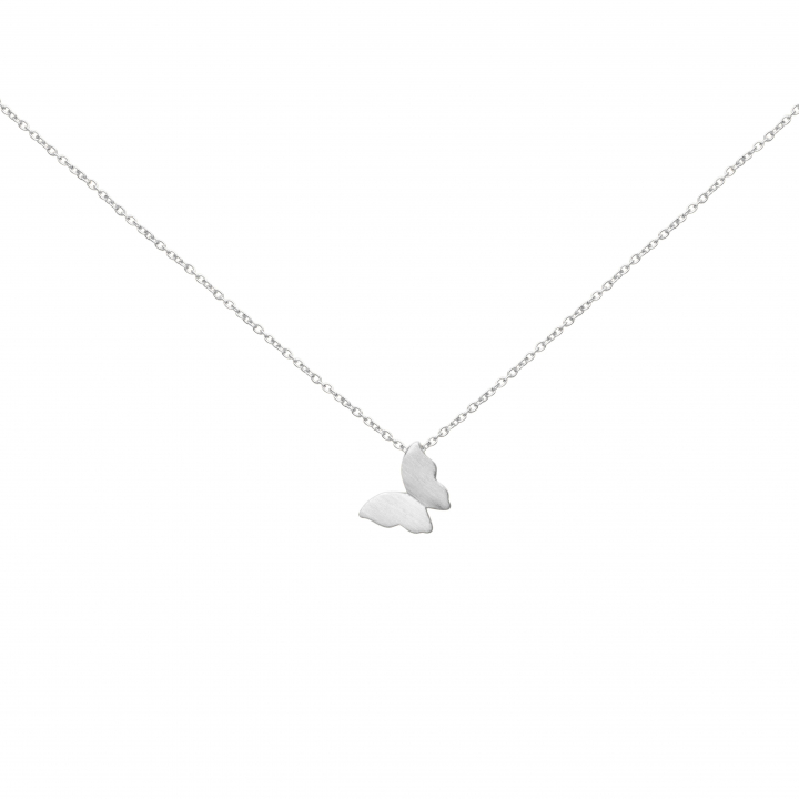 Butterfly Necklaces Silver 40-45 cm in the group Necklaces / Silver Necklaces at SCANDINAVIAN JEWELRY DESIGN (1422110004)