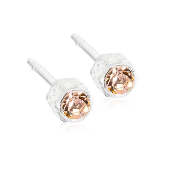 MP  4 mm, Golden shadow in the group Earrings at SCANDINAVIAN JEWELRY DESIGN (15-0103-28)