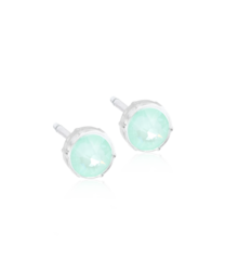 MP Bezel 6 mm, Soft mint in the group Earrings / Silver Earrings at SCANDINAVIAN JEWELRY DESIGN (15-0109-31)