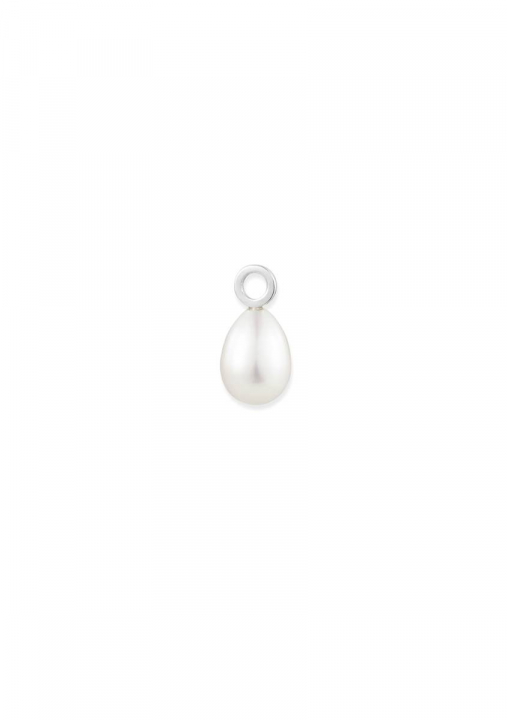 Pearl Charm (1) Berlock Silver in the group Earrings / Pearl Earrings at SCANDINAVIAN JEWELRY DESIGN (15-100-01969-0000)