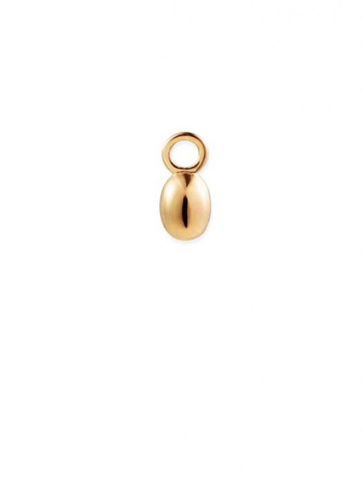Love Bead Charm Berlock Gold in the group Earrings / Gold Earrings at SCANDINAVIAN JEWELRY DESIGN (15-101-01970-0000)