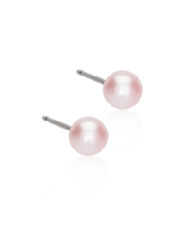 NT Pearl 5 mm, Light rose in the group Earrings / Pearl Earrings at SCANDINAVIAN JEWELRY DESIGN (15-1232-64)