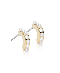 GT Pendant Mixed Curved 10 mm, Crystal/White in the group Earrings / Pearl Earrings at SCANDINAVIAN JEWELRY DESIGN (15-13146-159)