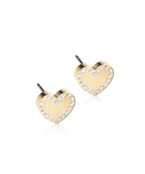 GT Brilliance Sweetheart 8 mm, Crystal in the group Earrings / Gold Earrings at SCANDINAVIAN JEWELRY DESIGN (15-13173-01)