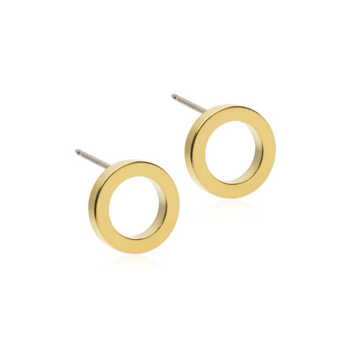 GT Puck Hollow 10 mm in the group Earrings at SCANDINAVIAN JEWELRY DESIGN (15-13178-00)