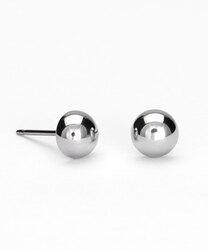 ST Half ball 6 mm in the group Earrings / Silver Earrings at SCANDINAVIAN JEWELRY DESIGN (15-1487-00)