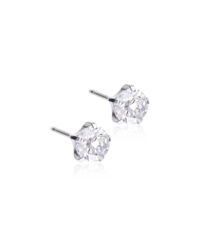 ST Tiffany Precious 6 mm, CZ White in the group Earrings at SCANDINAVIAN JEWELRY DESIGN (15-1495-30)