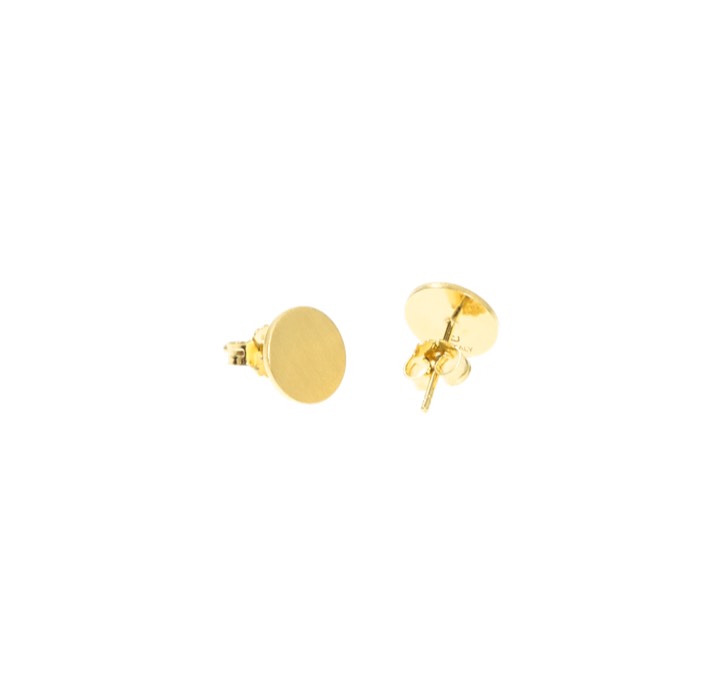 Petal Earring small Gold in the group Earrings / Gold Earrings at SCANDINAVIAN JEWELRY DESIGN (1516421001)